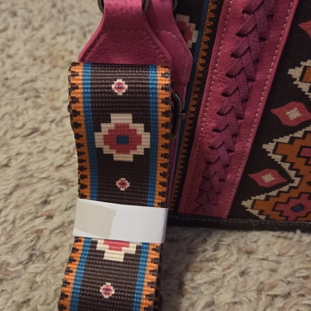 Wrangler Pink and Brown Purse - Picture 4 of 4
